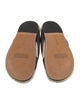Emme Parsons Leather Fur Trim Slides