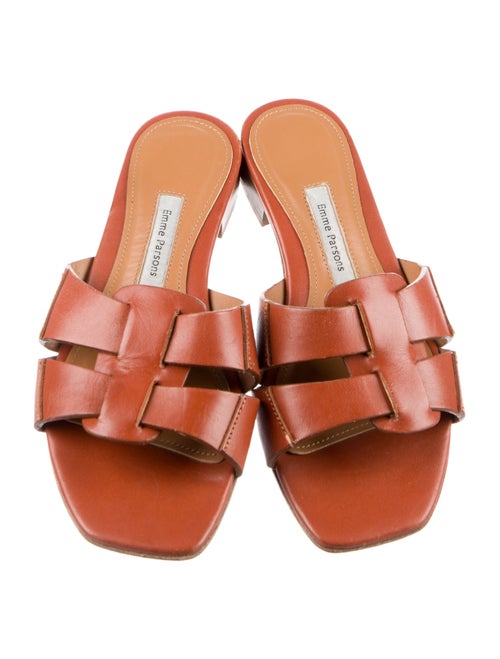 Emme Parsons Leather Slides