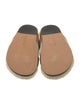 Emme Parsons Leather Faux Fur Trim Slides