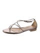 Emme Parsons Leather T-Strap Sandals