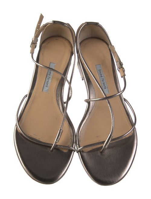 Emme Parsons Leather T-Strap Sandals