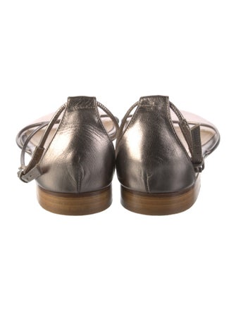 Emme Parsons Leather T-Strap Sandals