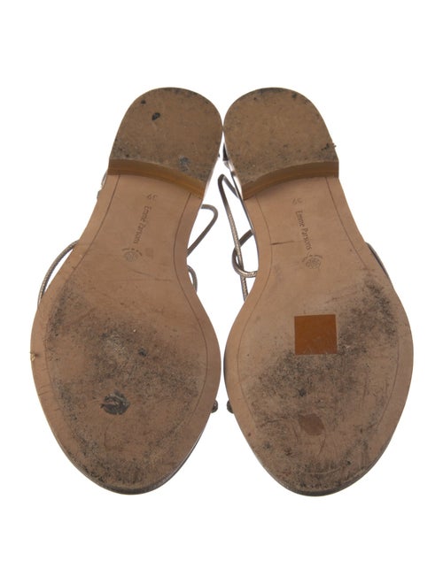 Emme Parsons Leather T-Strap Sandals