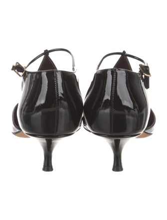 Emme Parsons Patent Leather T-Strap Pumps