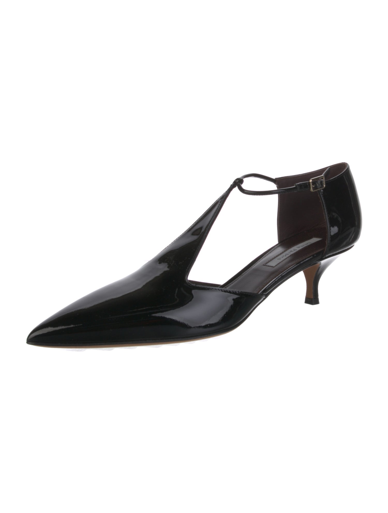 Emme Parsons Patent Leather T-Strap Pumps