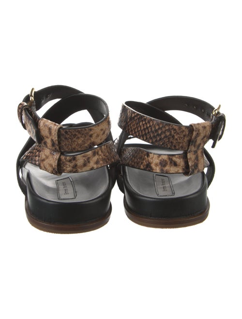 Emme Parsons Snakeskin Animal Print Slides