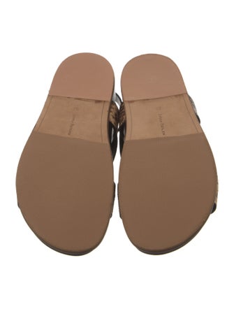 Emme Parsons Snakeskin Animal Print Slides