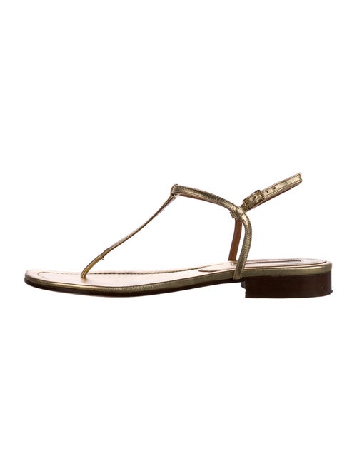 Emme Parsons Leather T-Strap Sandals