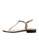 Emme Parsons Leather T-Strap Sandals