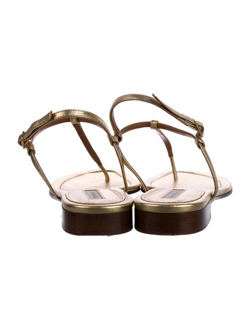 Emme Parsons Leather T-Strap Sandals