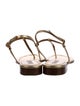 Emme Parsons Leather T-Strap Sandals