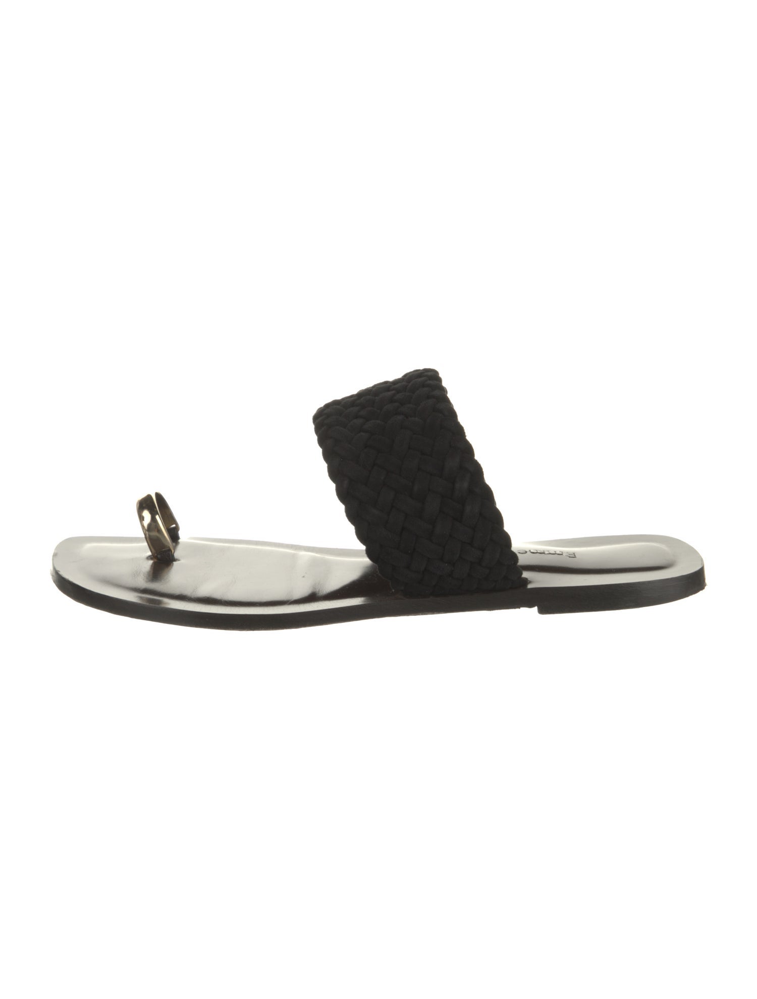 Emme Parsons Suede Braided Accents Slides