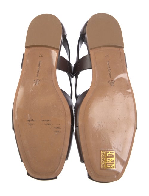 Emme Parsons Leather Cutout Accent Gladiator Sandals