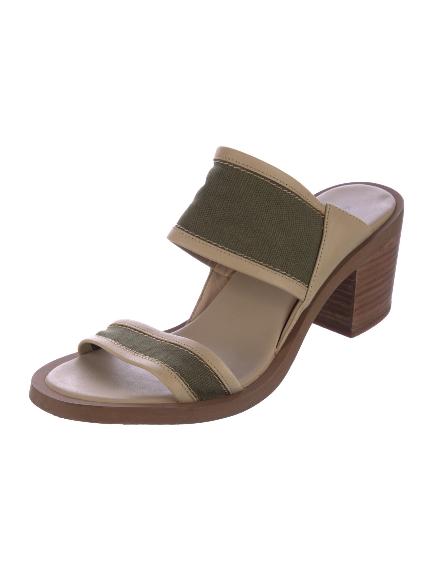 Emme Parsons Leather Printed Slides