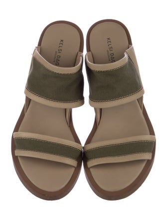 Emme Parsons Leather Printed Slides