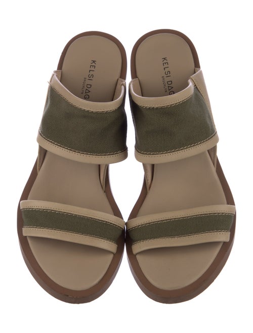 Emme Parsons Leather Printed Slides