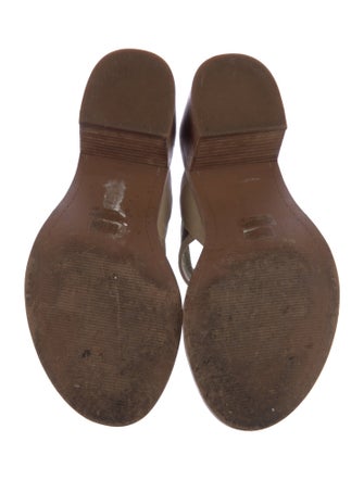 Emme Parsons Leather Printed Slides