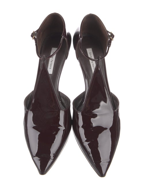 Emme Parsons Patent Leather T-Strap Pumps