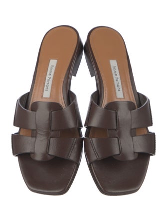 Emme Parsons Leather Slides