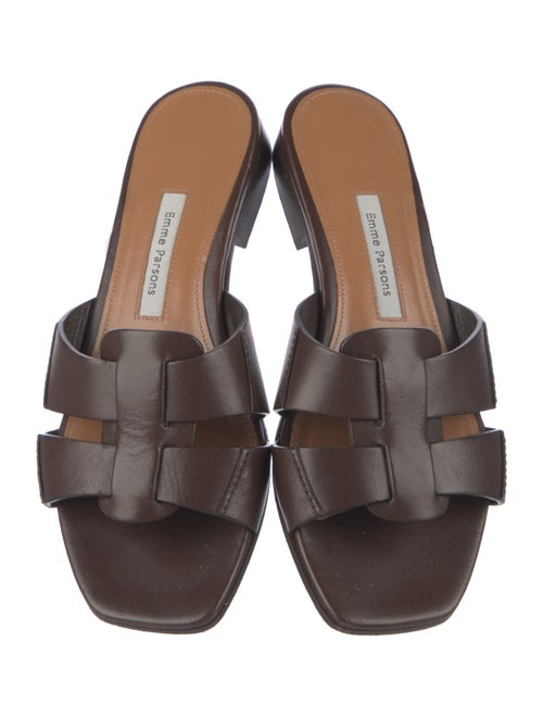 Emme Parsons Leather Slides