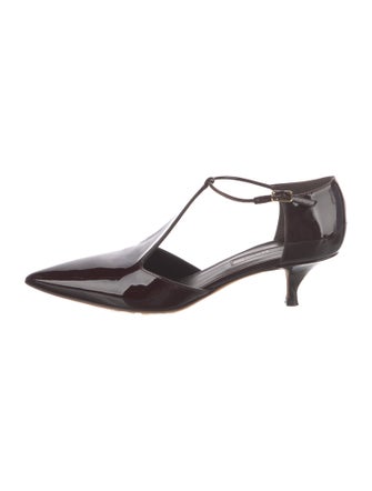 Emme Parsons Patent Leather T-Strap Pumps