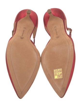 Emme Parsons Satin T-Strap Pumps