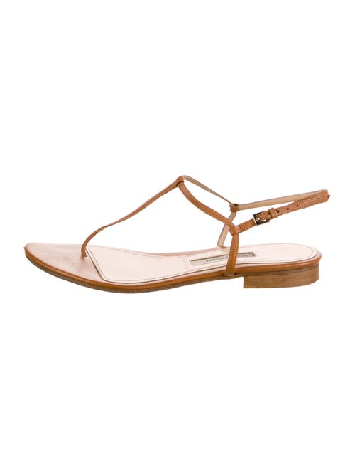 Emme Parsons Leather T-Strap Sandals