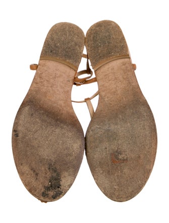 Emme Parsons Leather T-Strap Sandals