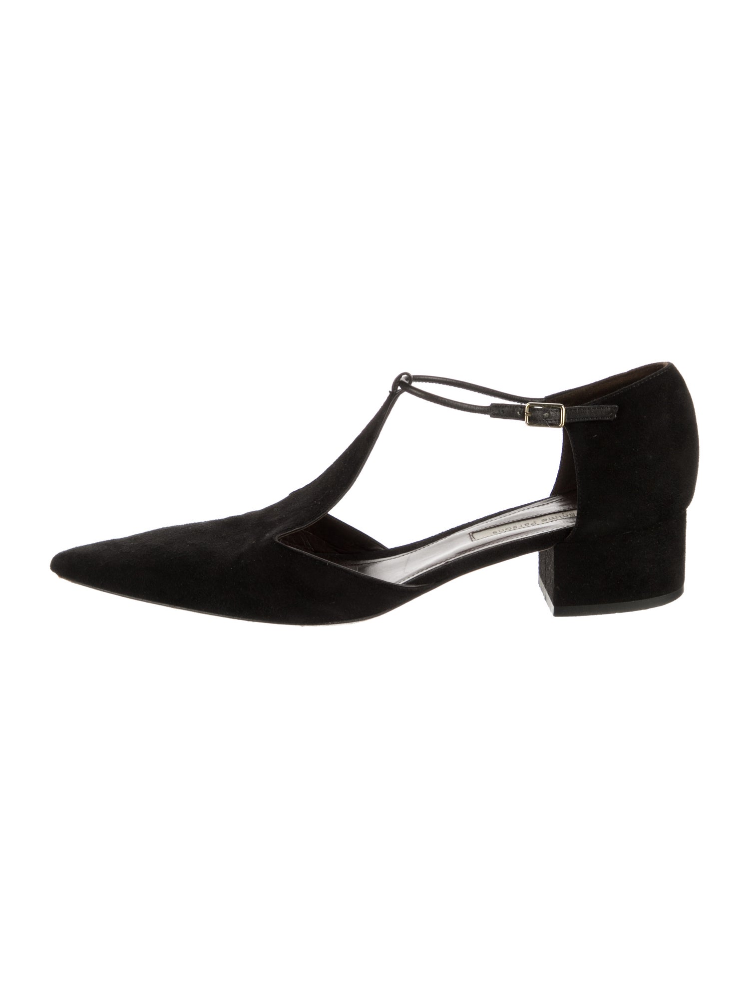 Emme Parsons Suede T-Strap Pumps