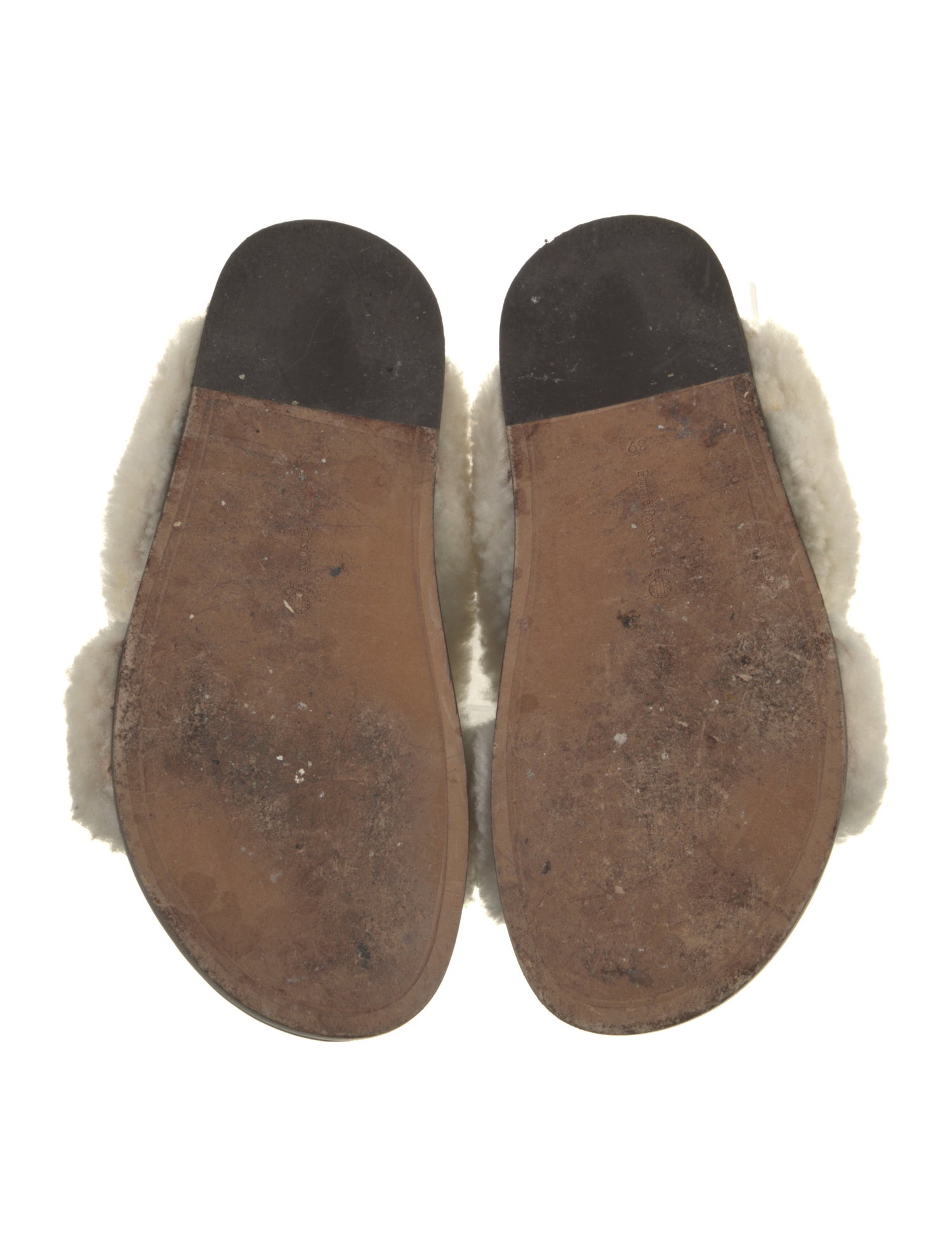 Emme Parsons Lambswool Slides