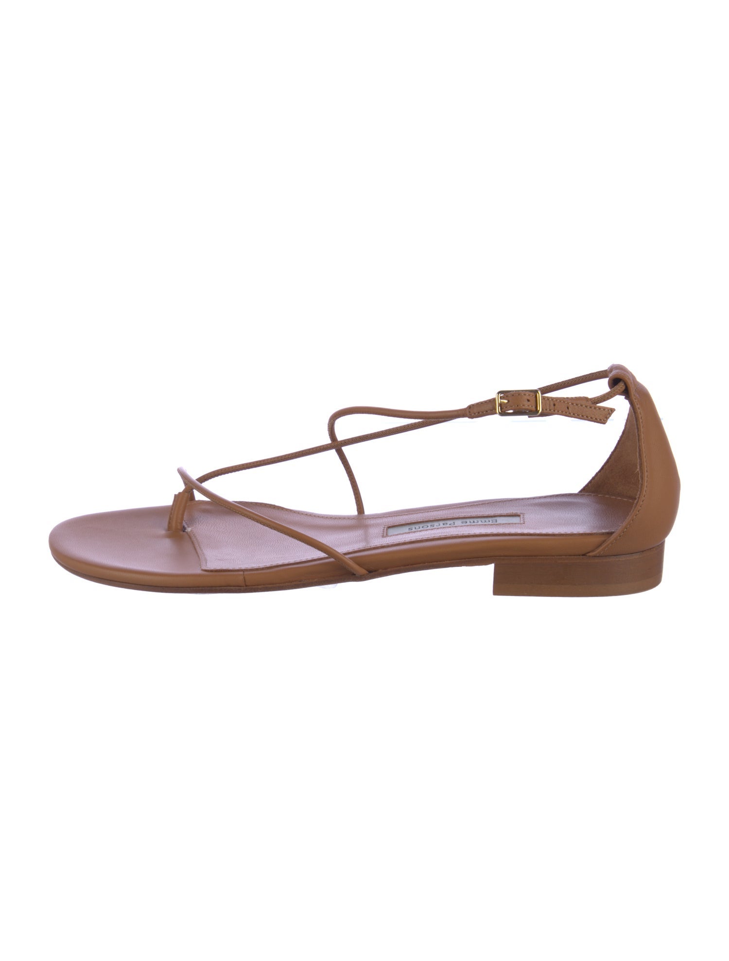 Emme Parsons Leather T-Strap Sandals