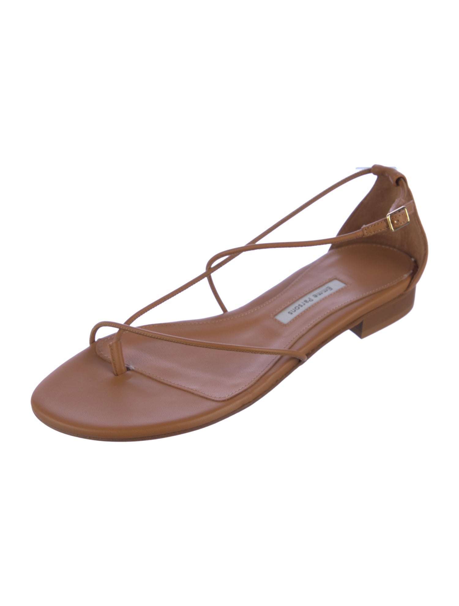 Emme Parsons Leather T-Strap Sandals