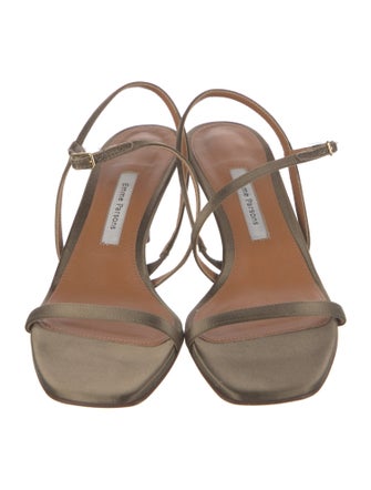 Emme Parsons Satin Slingback Sandals
