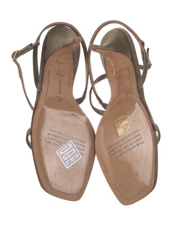 Emme Parsons Satin Slingback Sandals