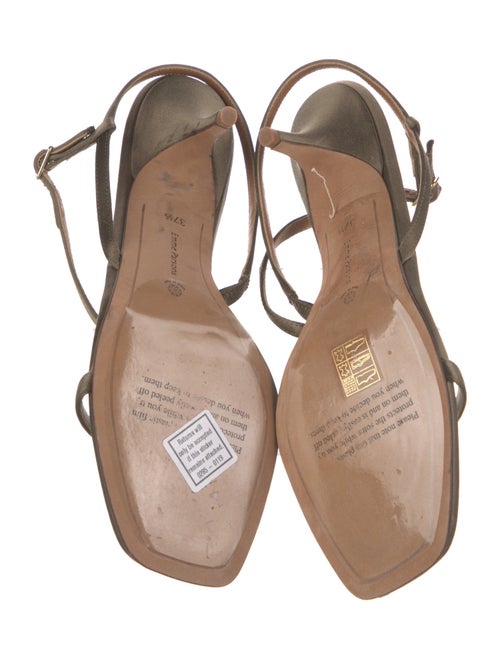 Emme Parsons Satin Slingback Sandals