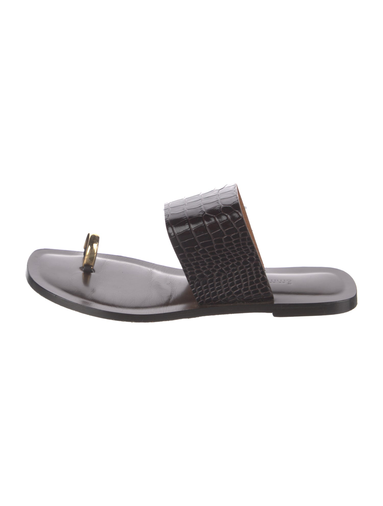 Emme Parsons Leather Animal Print Slides