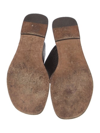 Emme Parsons Leather Animal Print Slides