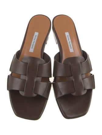 Emme Parsons Leather Slides