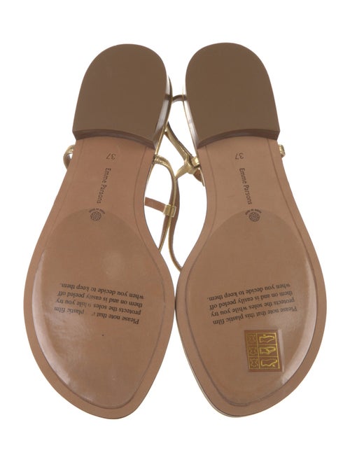 Emme Parsons Leather T-Strap Sandals