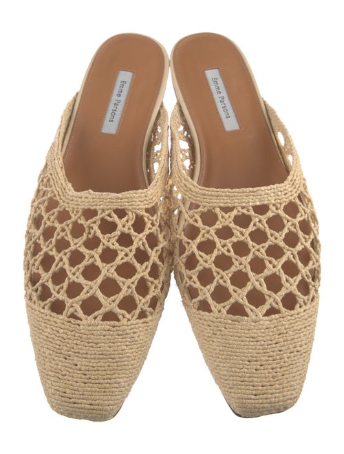 Emme Parsons Raffia Mules