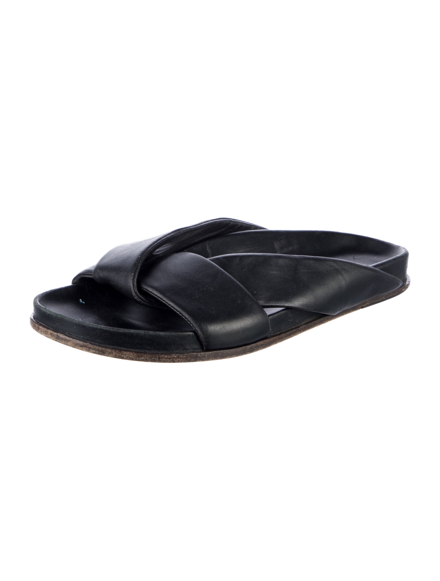 Emme Parsons Leather Slides