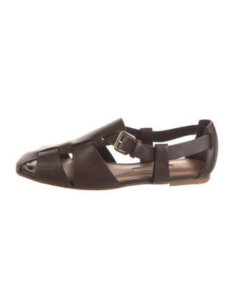 Emme Parsons Leather Cutout Accent Slingback Flats