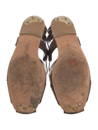 Emme Parsons Leather Cutout Accent Slingback Flats