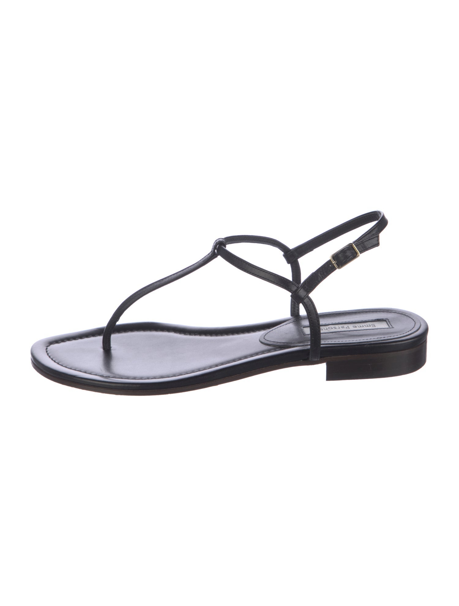 Emme Parsons Leather T-Strap Sandals