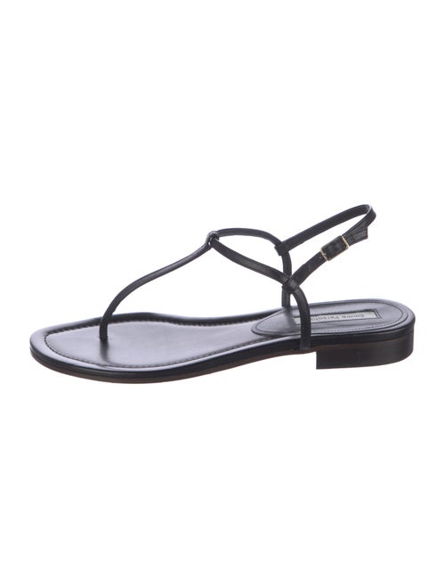 Emme Parsons Leather T-Strap Sandals