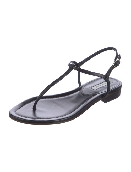Emme Parsons Leather T-Strap Sandals