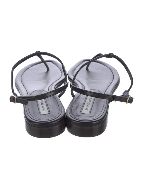 Emme Parsons Leather T-Strap Sandals