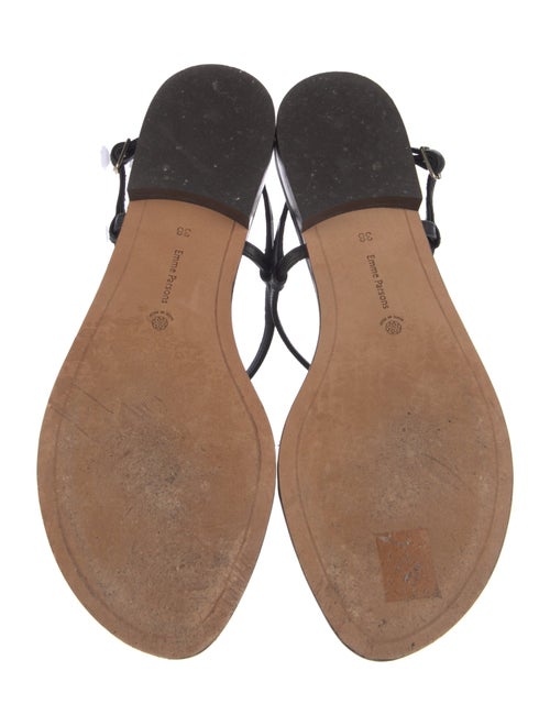 Emme Parsons Leather T-Strap Sandals