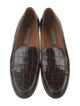 Emme Parsons Embossed Leather Loafers