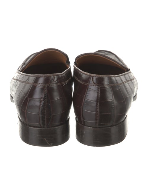 Emme Parsons Embossed Leather Loafers